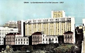 ORAN - GENDARMERIE ET CITE LESCURE - 1957
